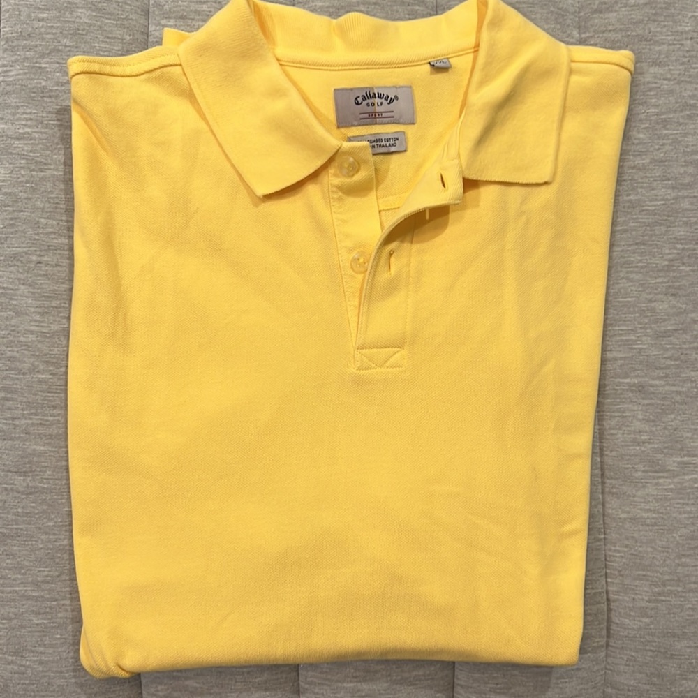 CALLAWAY GOLF SHIRT.  MENS XXL.  SHORT SLEEVE